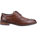 Hush Puppies Dustin Brogue Chaussures De Ville En Cuir Pour Homme De Couleur Chocolat