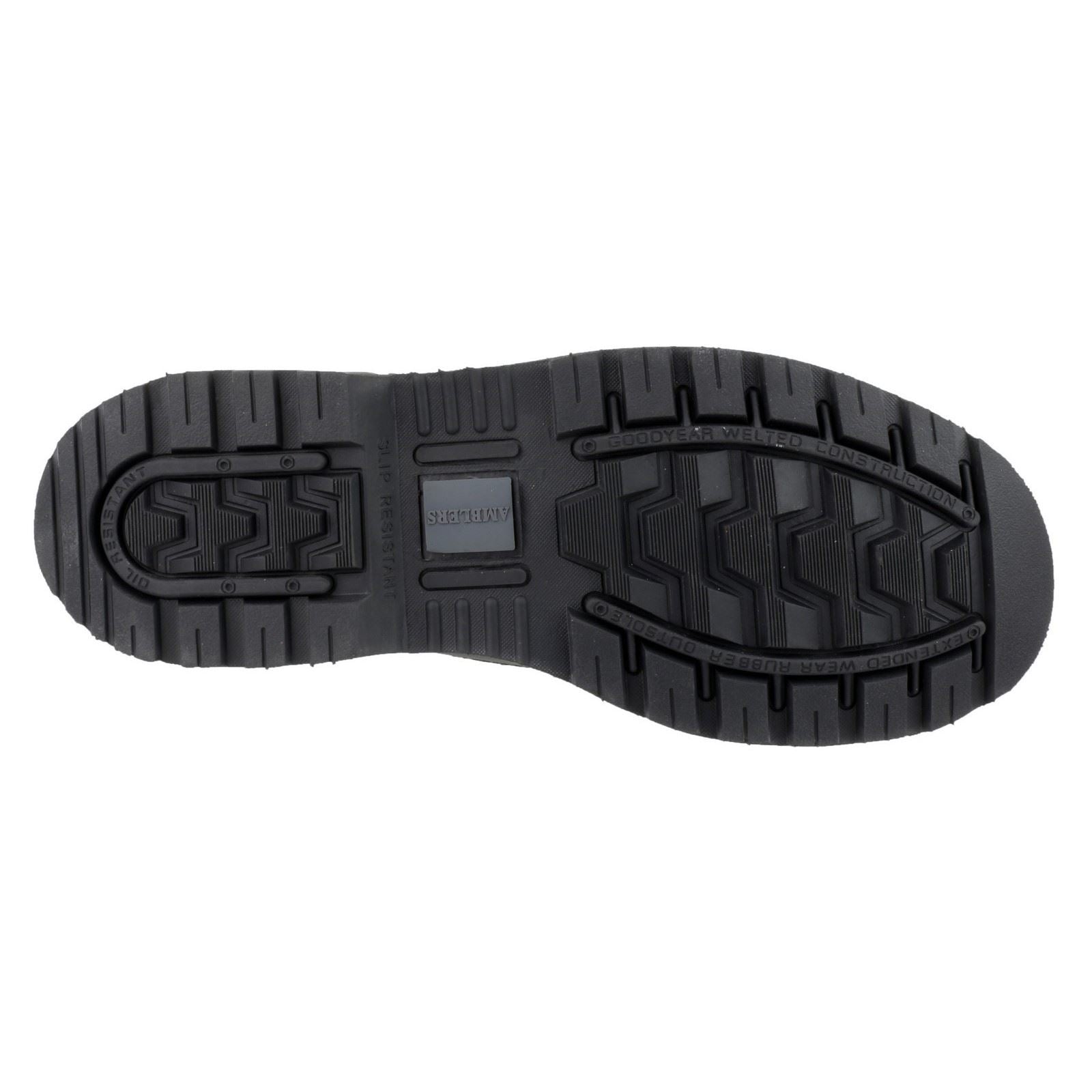 Amblers Safety  Bottes De Sécurité En Cuir Noir Fs9