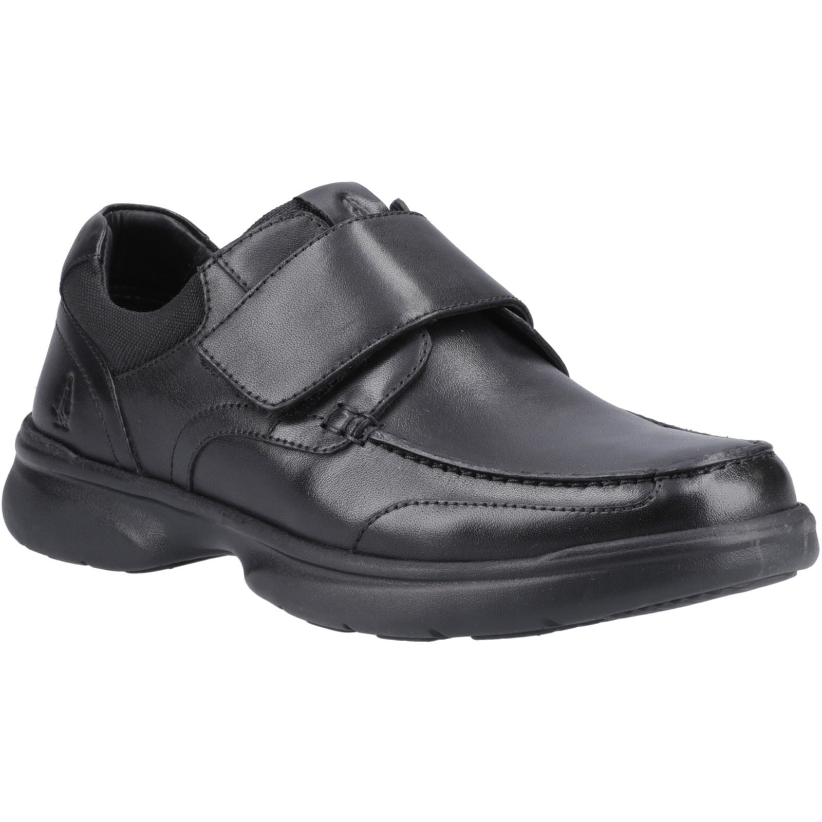Hush Puppies Hector Chaussures Mocassins Noires Pour Hommes En Cuir
