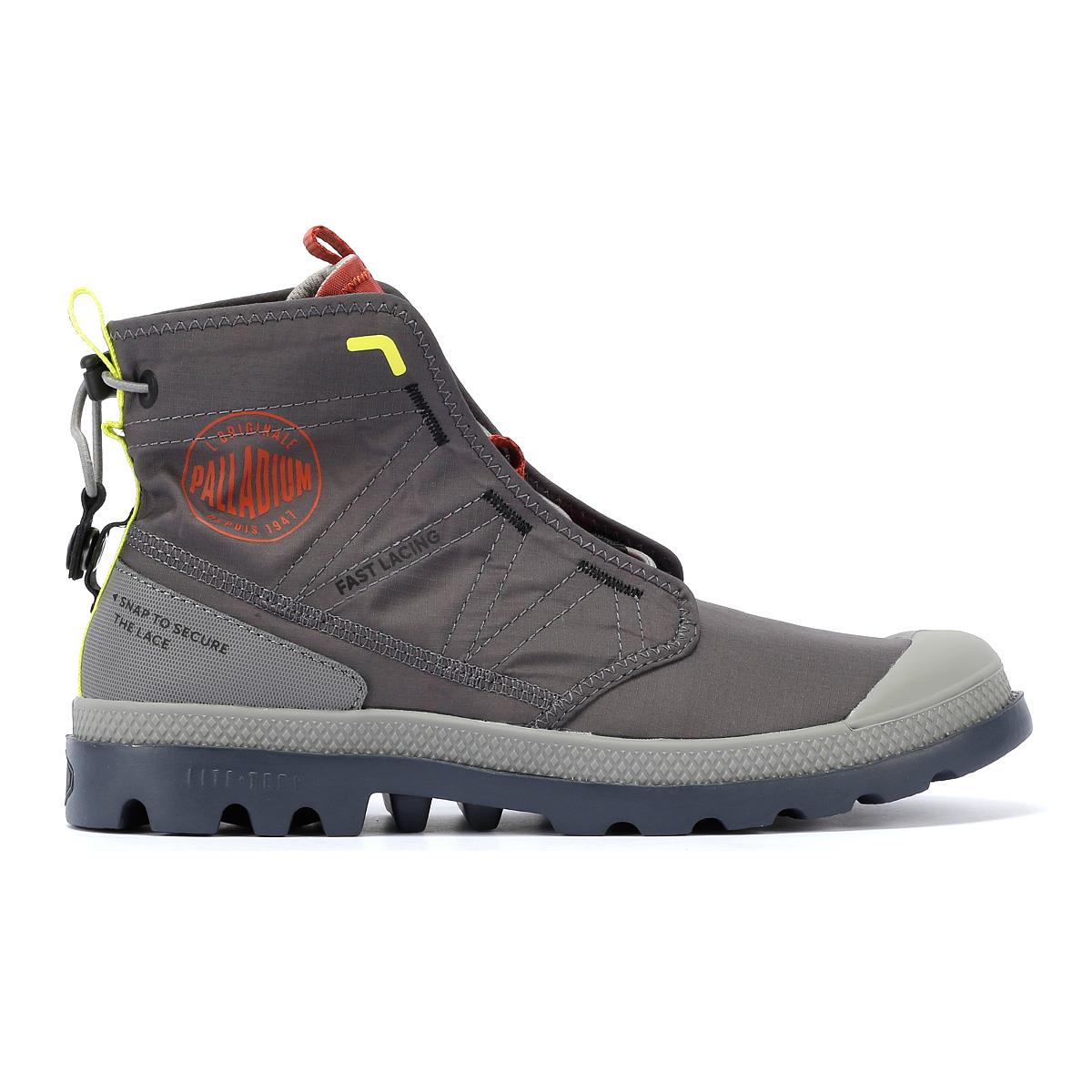 Palladium Pampa Travel Lite Bottes En Nylon Pour Homme, Couleur Asphalte