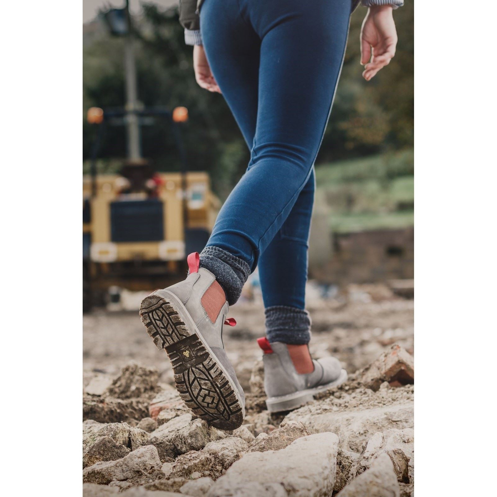 Amblers Safety  Bottes De Sécurité Pour Femmes Grises En Nubuck Sarah As106