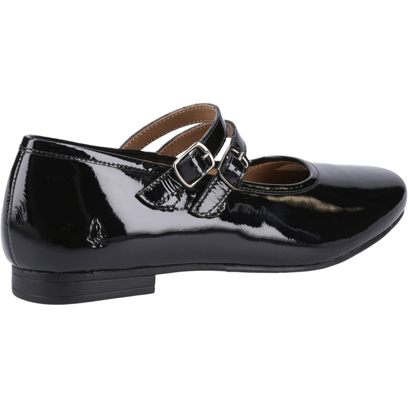 Hush Puppies Nancy Mary Jane Flats En Cuir Pour Femmes Noir