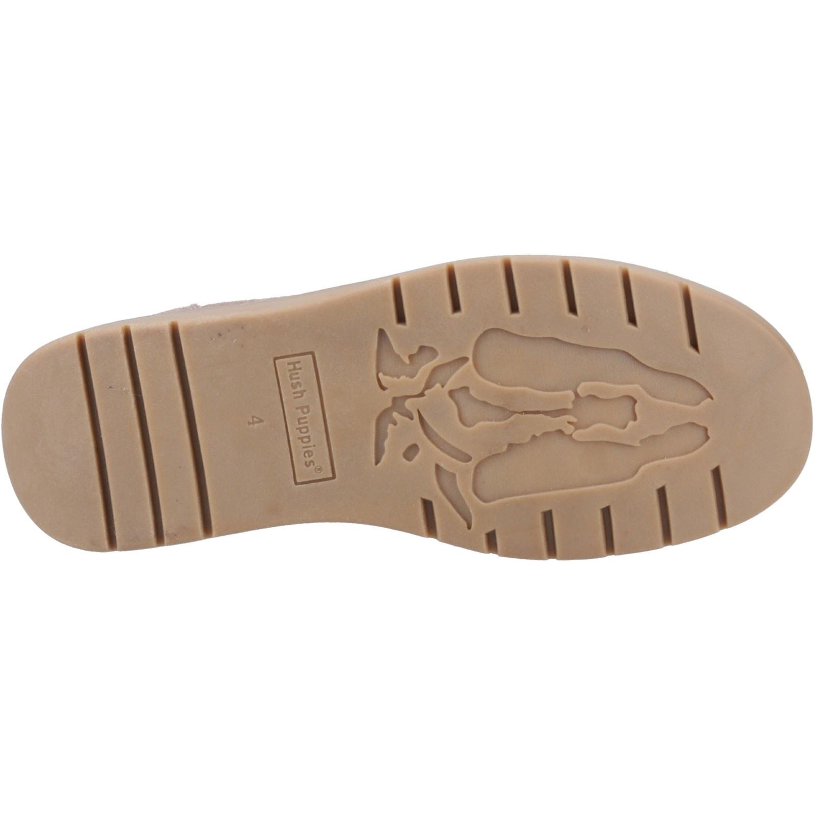 Hush Puppies Leonie Femmes Chaussons Chelsea Plats En Daim Taupe