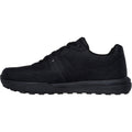 Skechers Netson Gander Chaussures Noires Pour Hommes En Polyuréthane À Lacets
