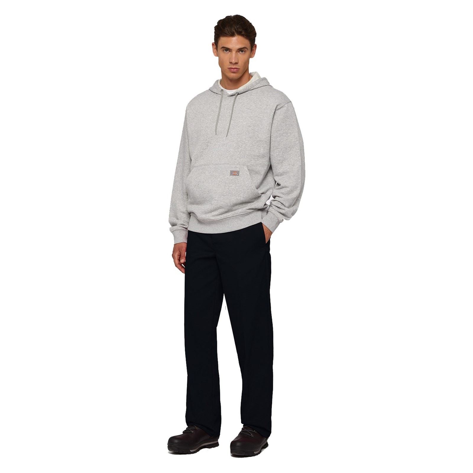 Dickies Everyday Fleece Sweat À Capuche Gris En Coton Pour Homme