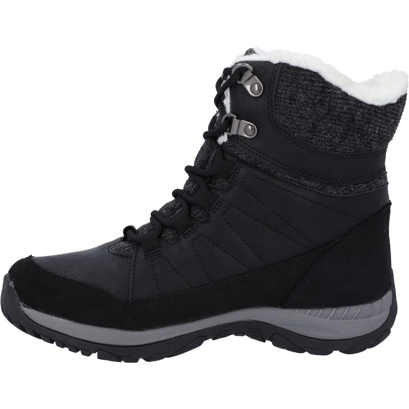 Hi-Tec Riva Mid Bottes De Randonnée Noires Pour Femmes