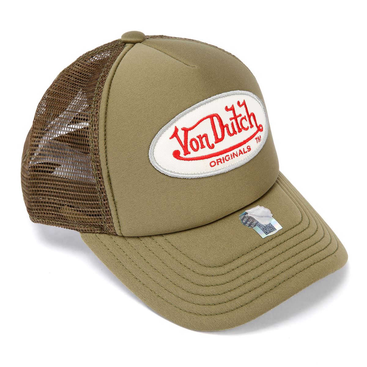 Von Dutch Trucker Tampa Casquettes Kaki En Coton