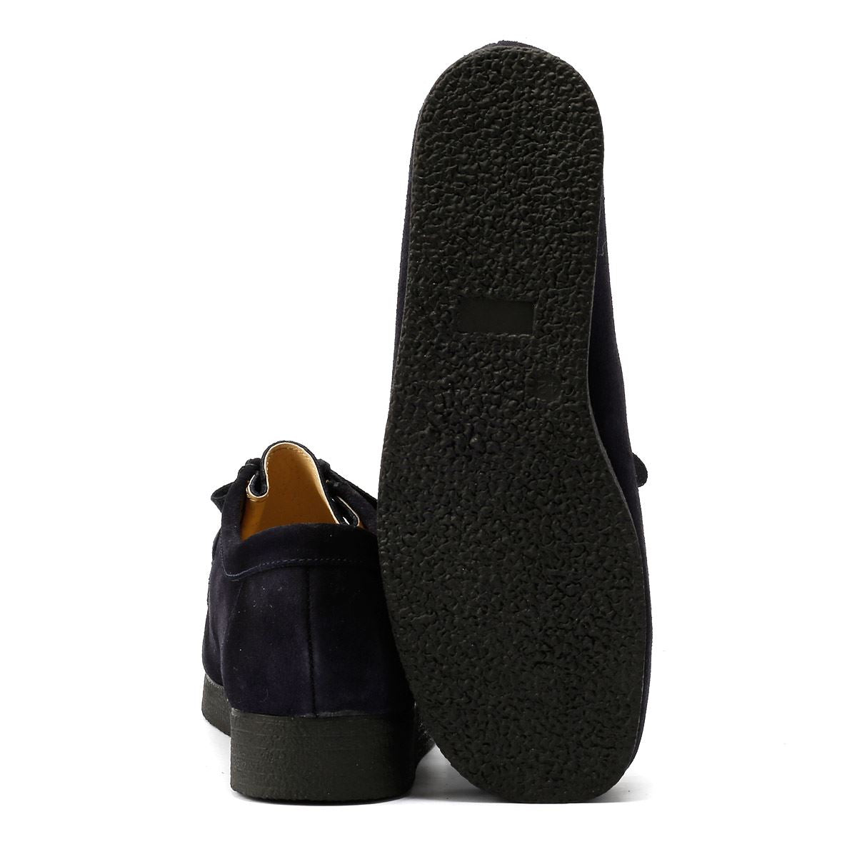 Tower London Apache Chaussures À Lacets Bleues Pour Hommes En Daim