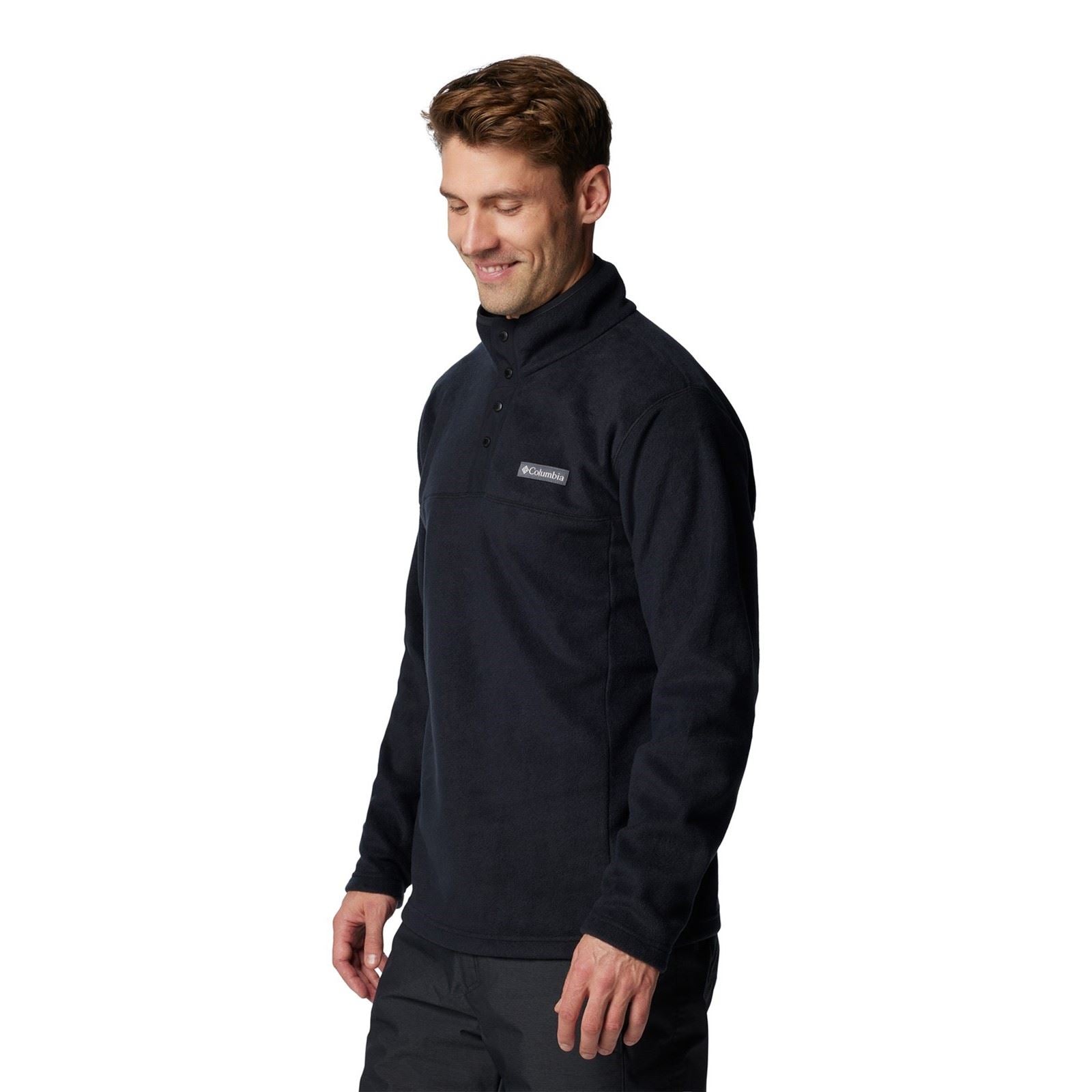 Columbia Steens Mountain Half Snap II Veste En Polaire Noire Pour Homme