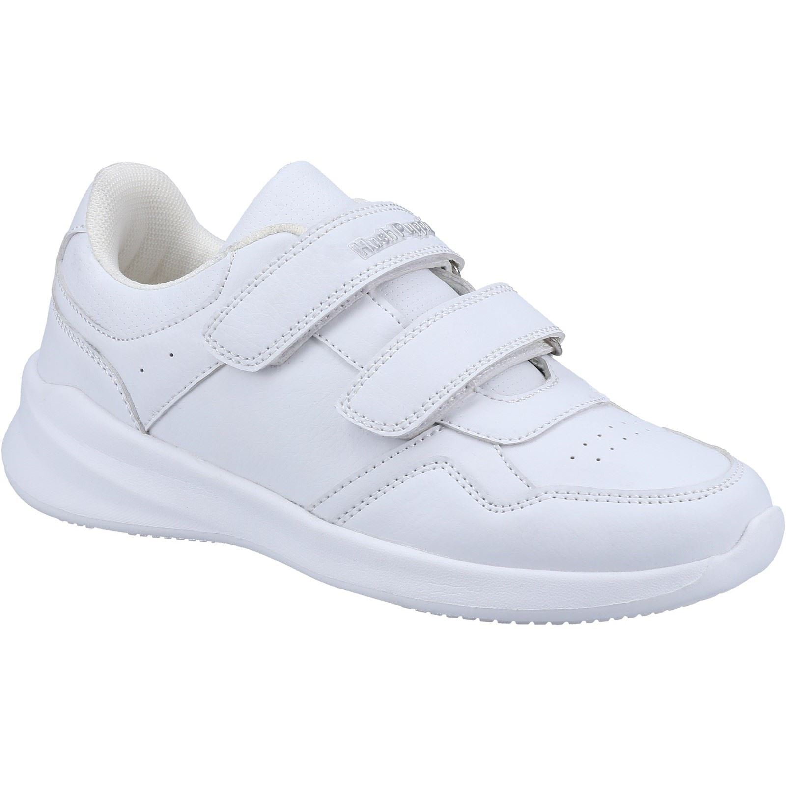 Hush Puppies Marling Easy Junior Chaussures Blanches En Polyuréthane