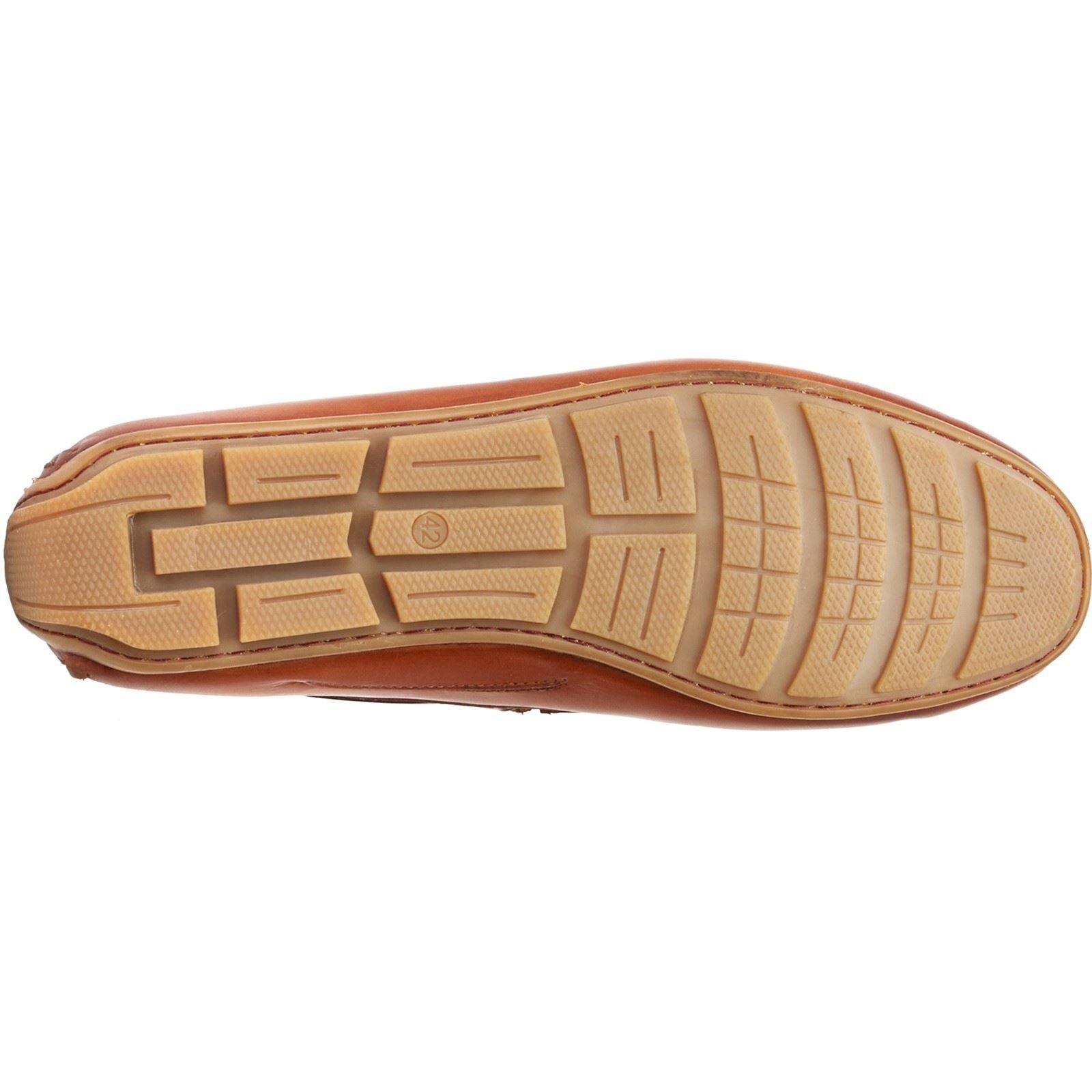 Base London Brooks Chaussures À Enfiler Pour Hommes En Cuir Brûlé