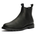 Tower London Harbour Bottes Noires En Cuir Pour Hommes