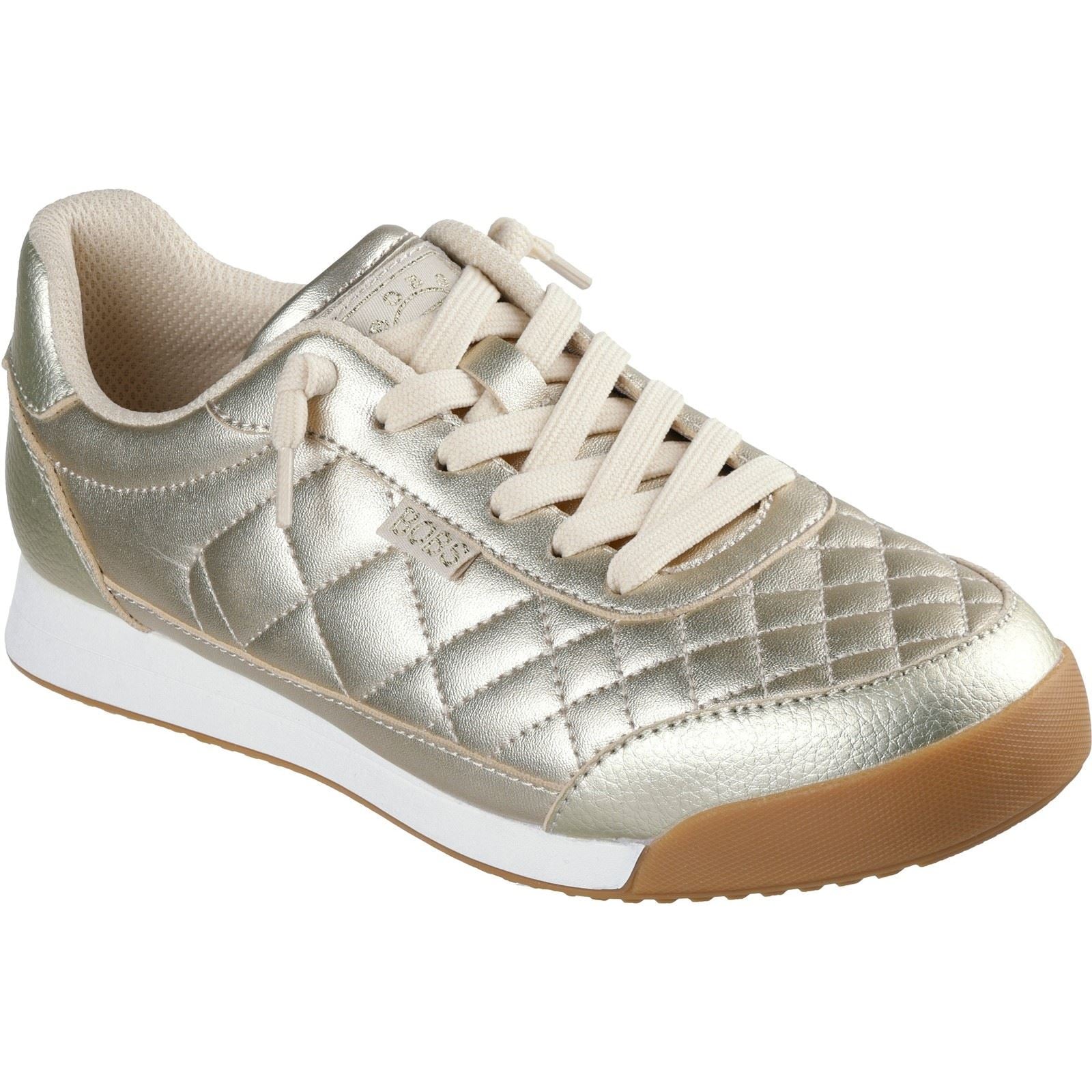 Skechers BOBS Billie Wild Comfort Sneakers En Polyuréthane Doré Pour Femmes