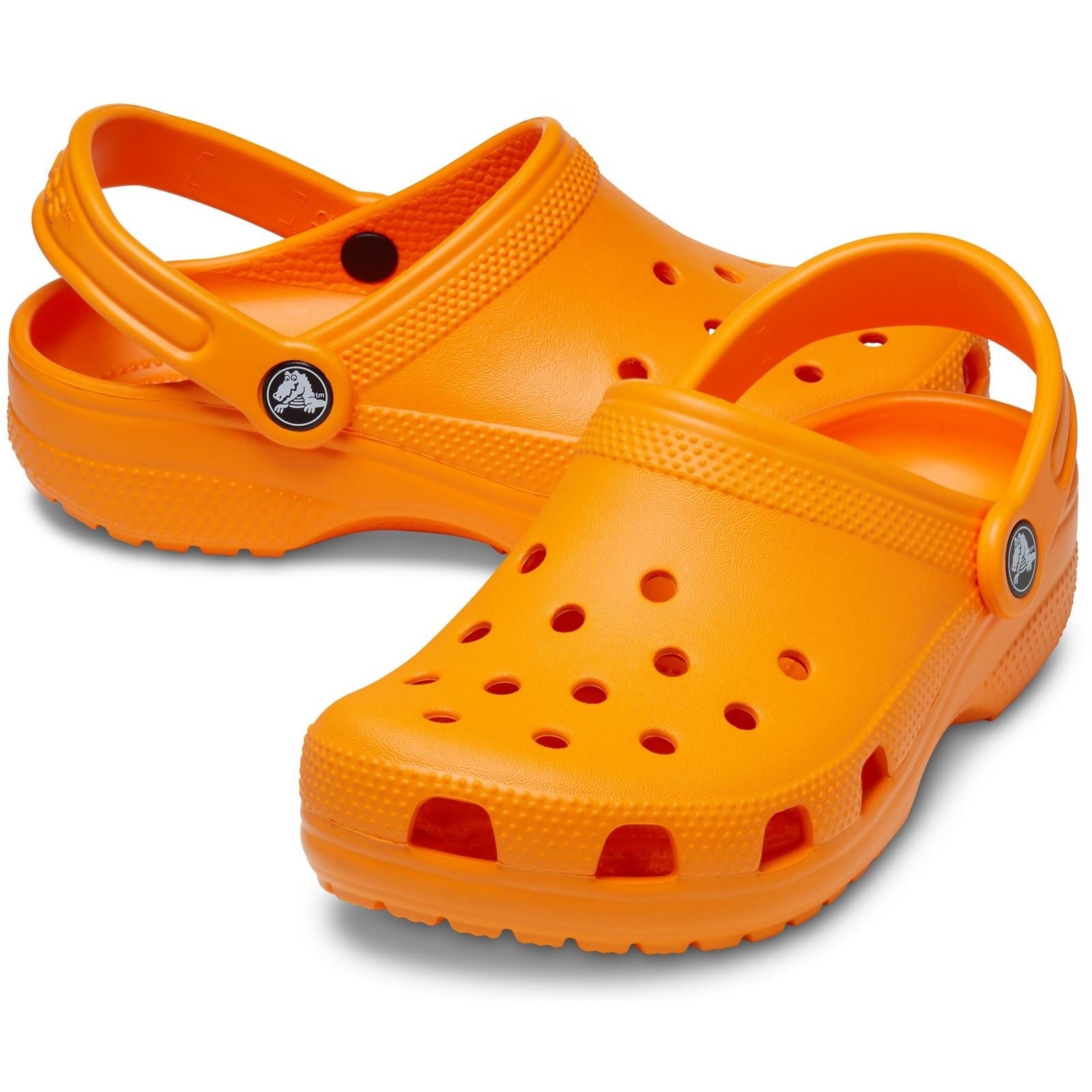 Crocs Classic Mocassins Thermoplastiques Orange Zing