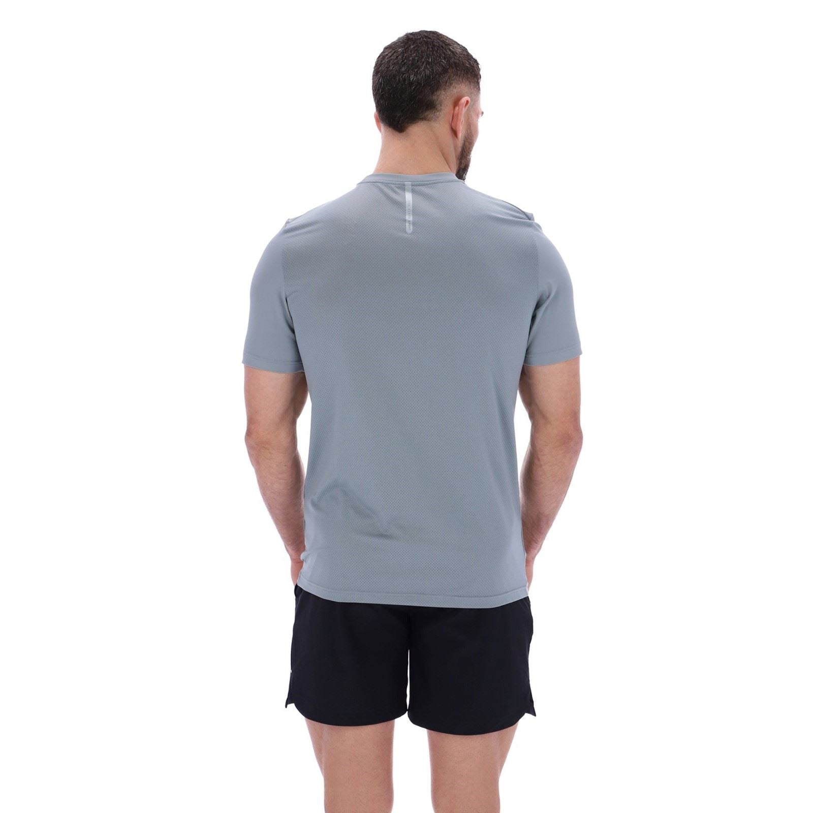Ted Baker SAM TBMTS2635 T-Shirts De Sport Gris En Polyester Pour Hommes