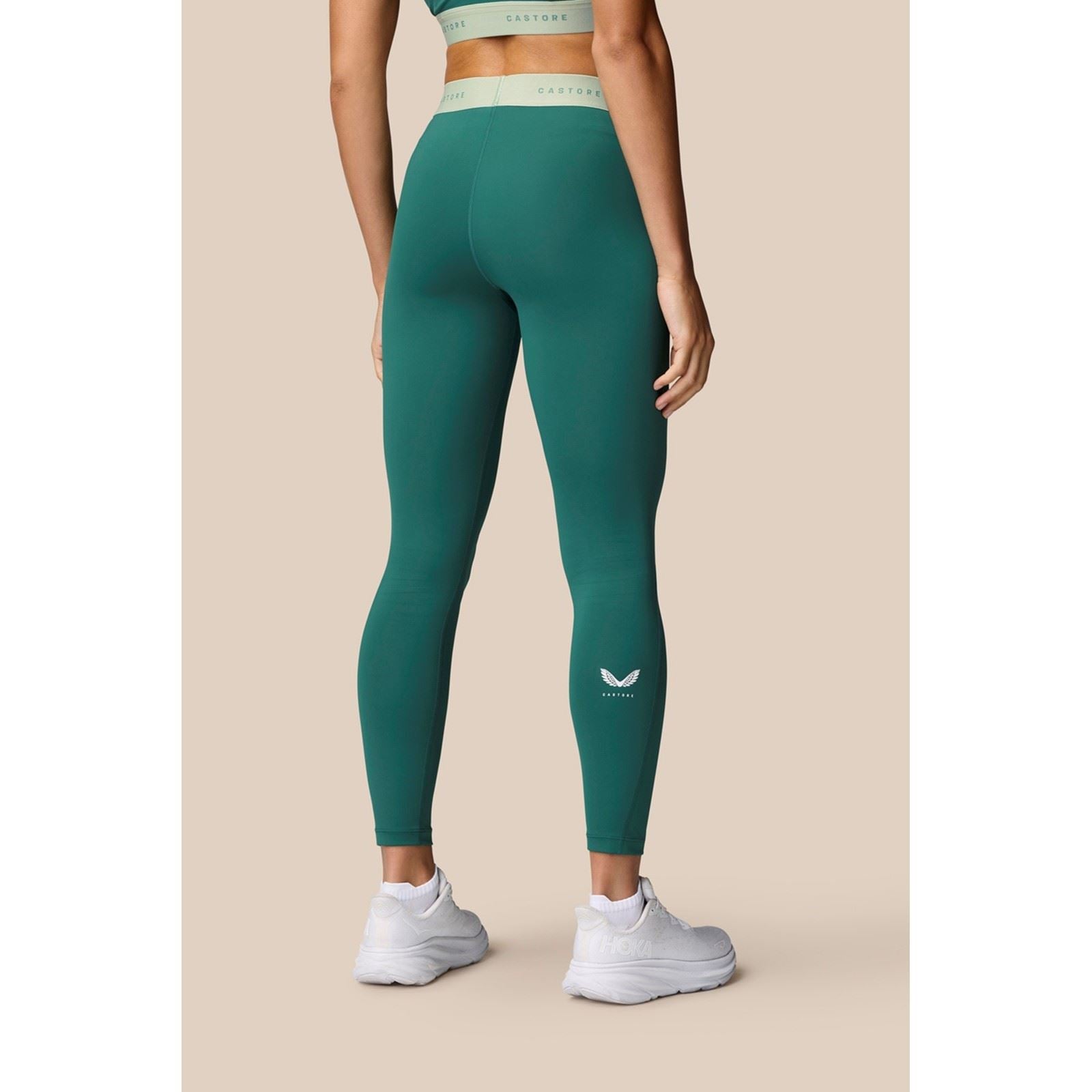 Castore Adapt Legging Leggings De Sport Pour Femmes En Polyester Turquoise Foncé