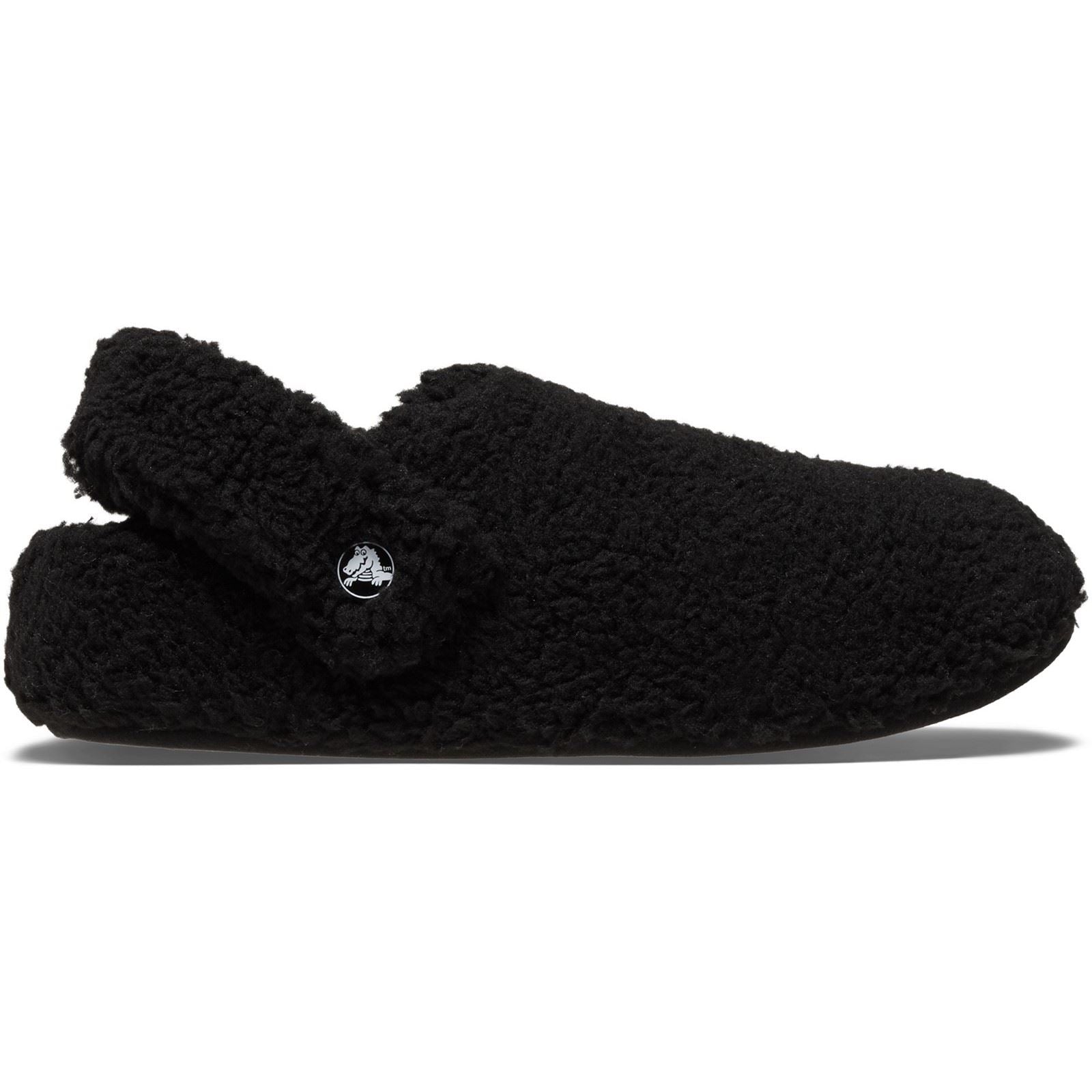 Crocs Classic Cozzzy Slipper Chaussons Noirs En Polyester