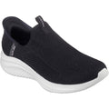 Skechers Ultra Flex 3.0 Easy Win Sneakers Noires Pour Femmes En Textile