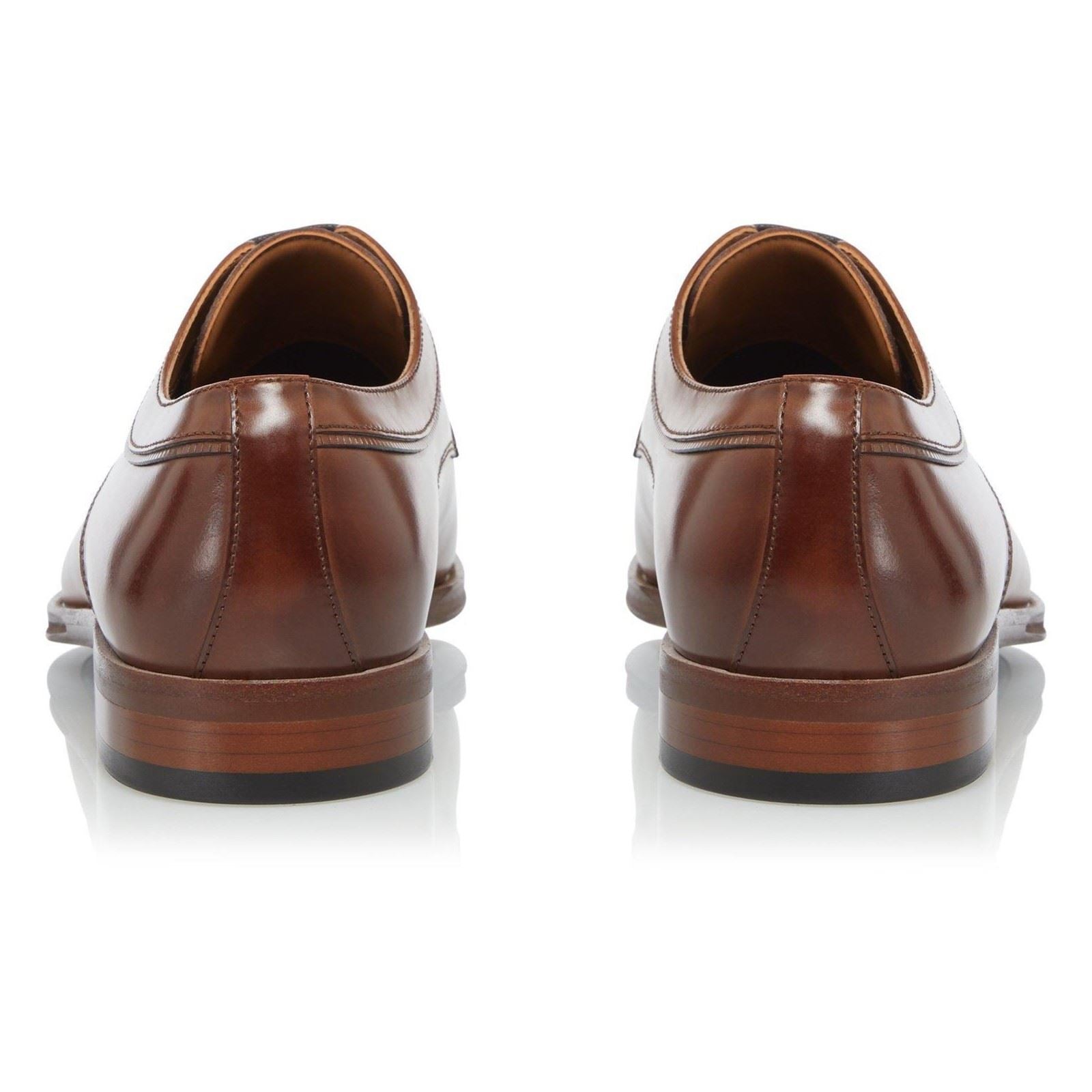 Dune Sparrows Chaussures Oxford Marron En Cuir Pour Hommes