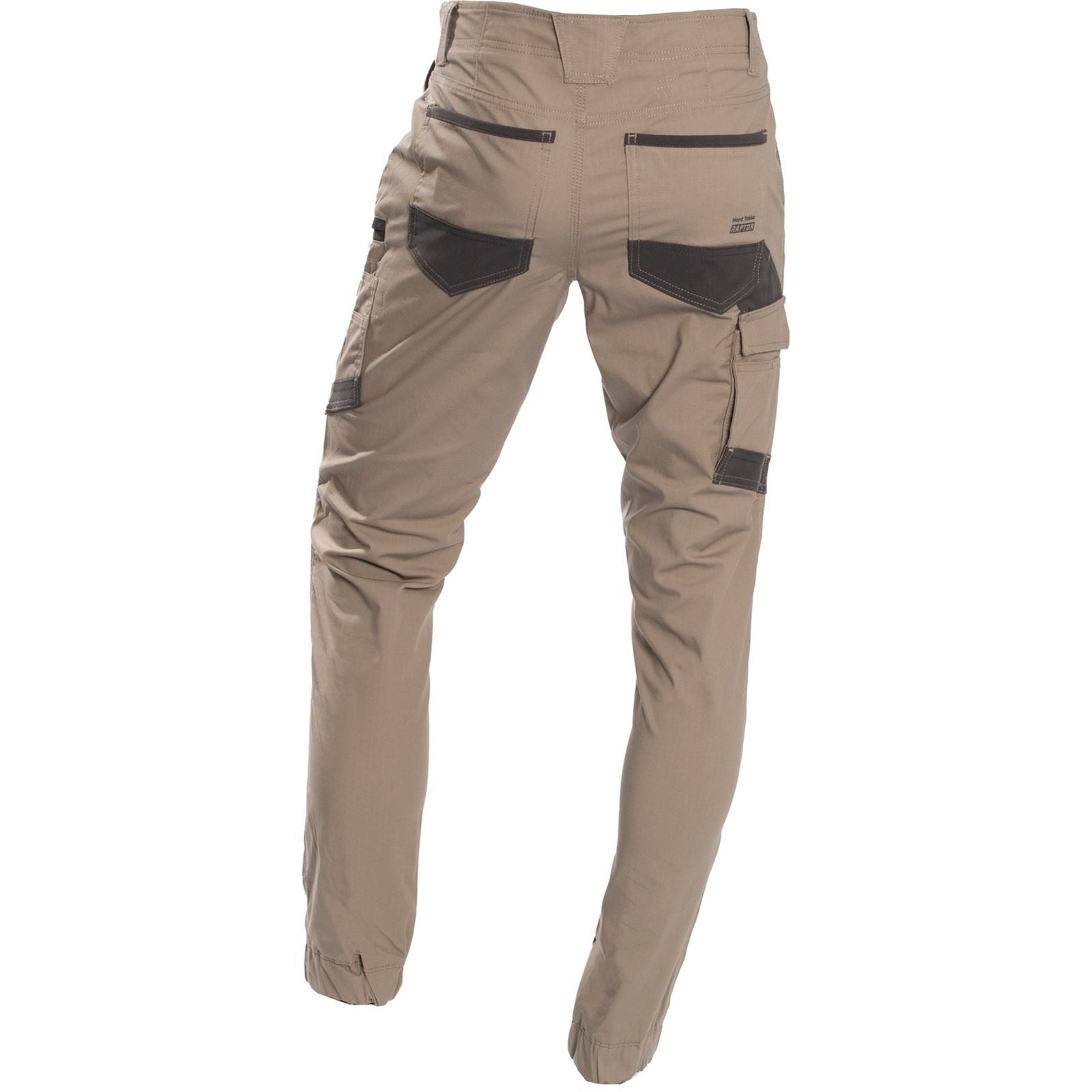 Hard Yakka Raptor Cuff Pantalons D'extérieur En Coton Pour Hommes Beige