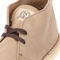 Clarks Originals Desert Bottes En Daim Marron Pour Homme