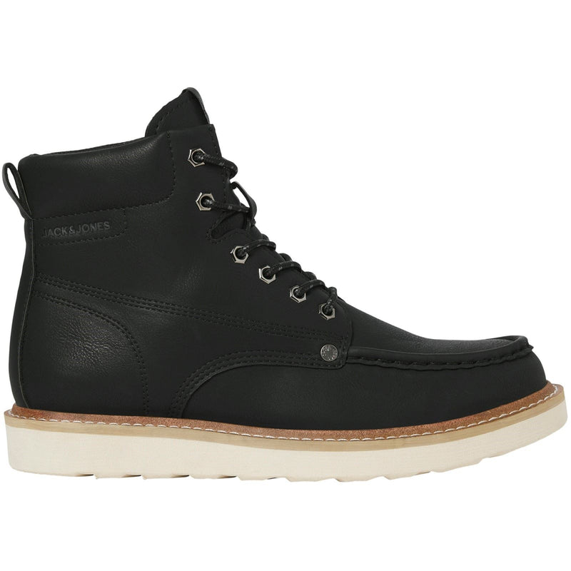 Jack & Jones Archway Moc Bottes De Chelsea Anthracite En Polyuréthane Pour Hommes