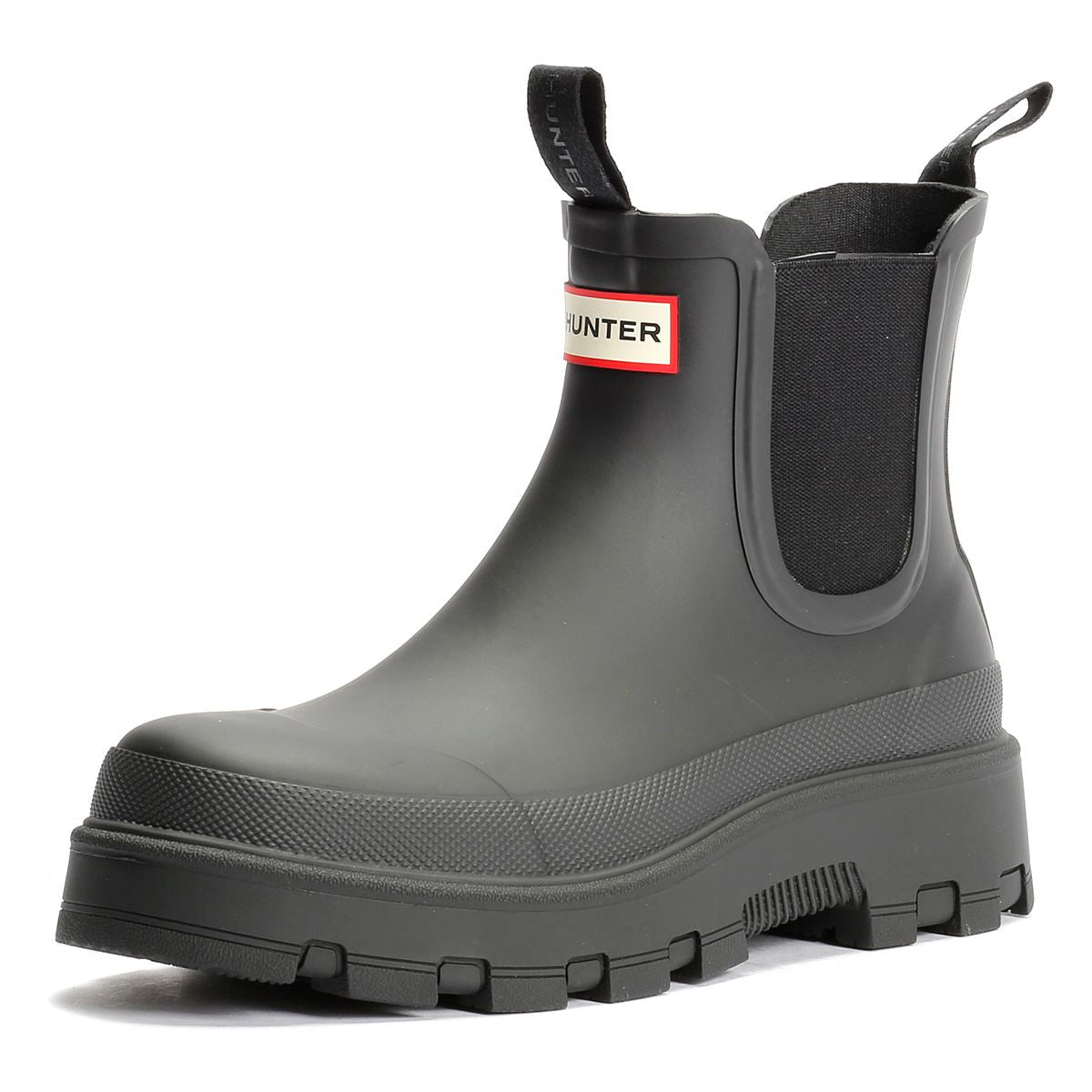 Hunter Elements Chelsea Bottes En Caoutchouc Noires Pour Femmes