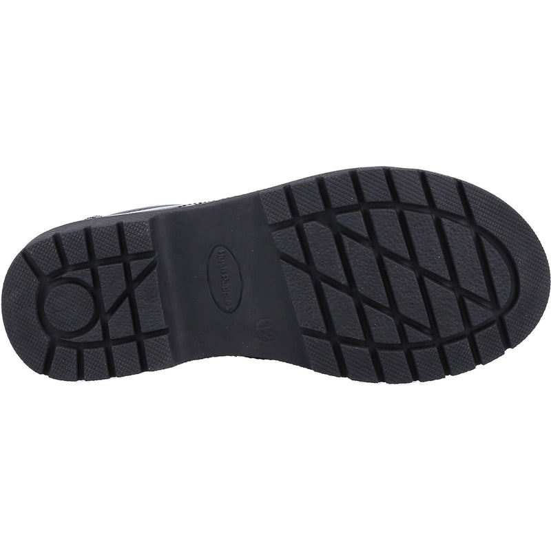 Hush Puppies SALLY PATENT SENIOR Chaussures Noires Pour Filles En Cuir