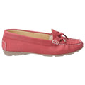 Hush Puppies Maggie Mocassins Rouges En Cuir Pour Femmes