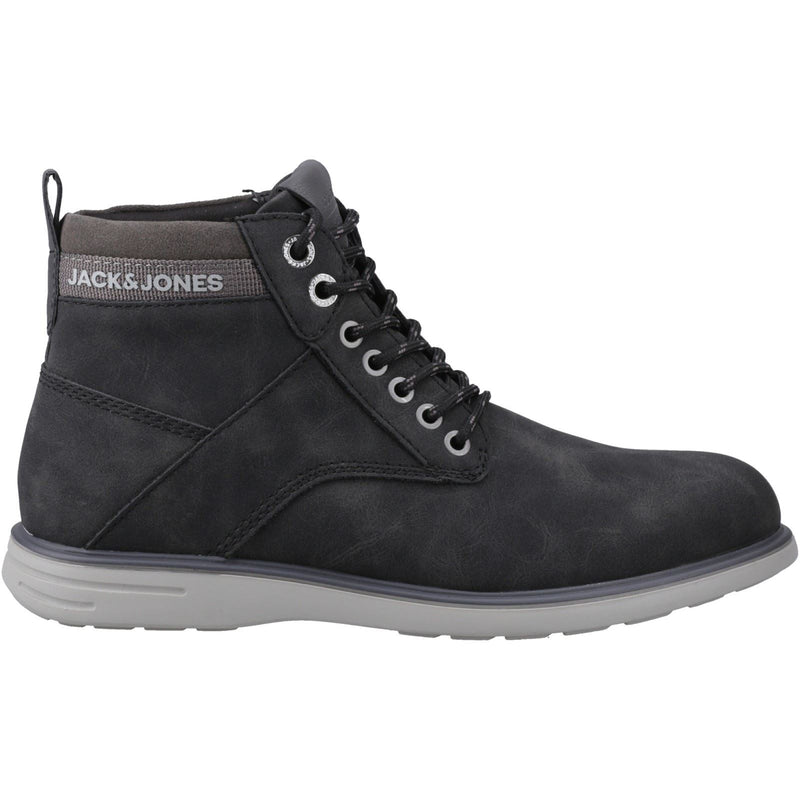 Jack & Jones Denver Bottes Anthracite En Polyuréthane Pour Hommes