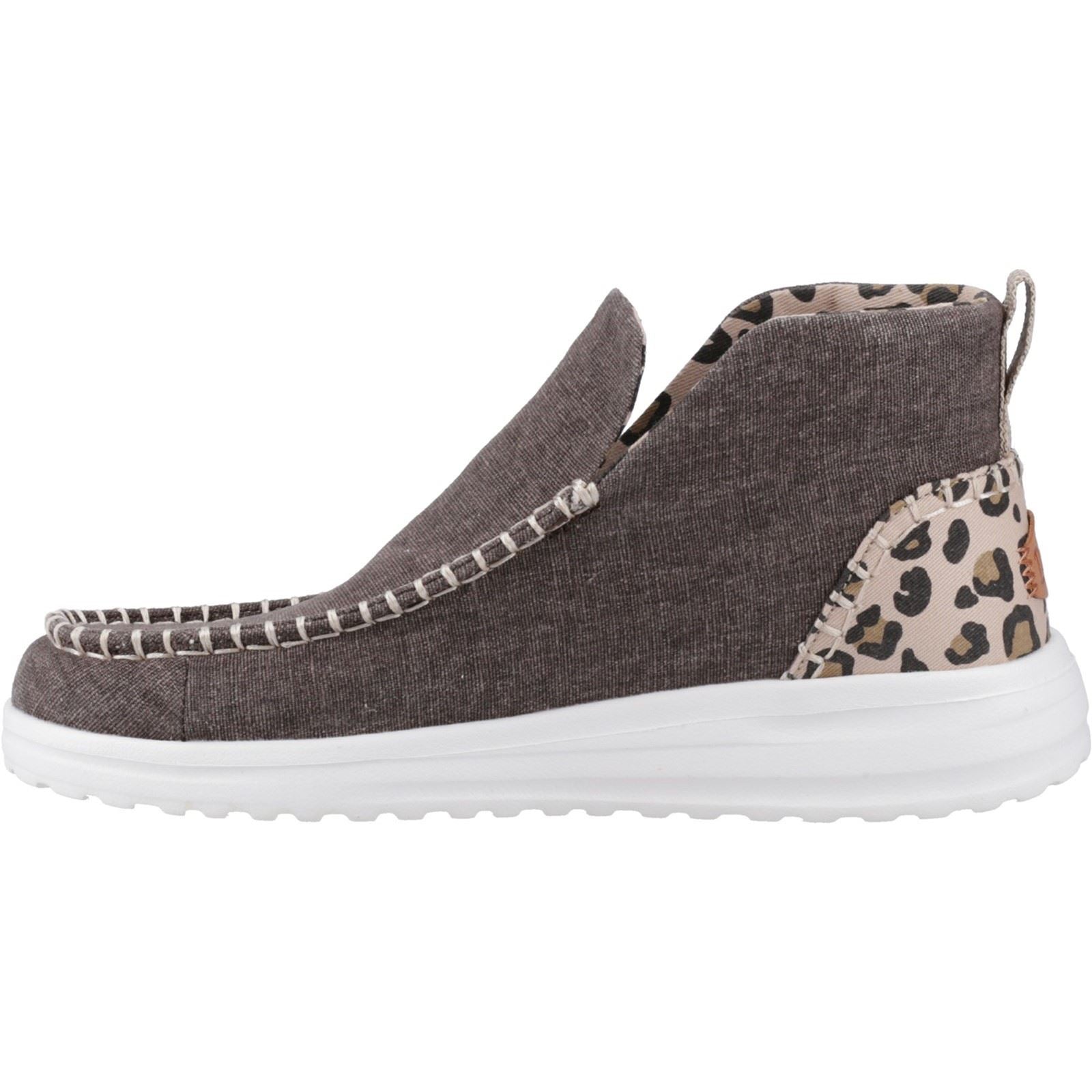 HEYDUDE Denny Bottes Léopard Pour Femmes En Coton