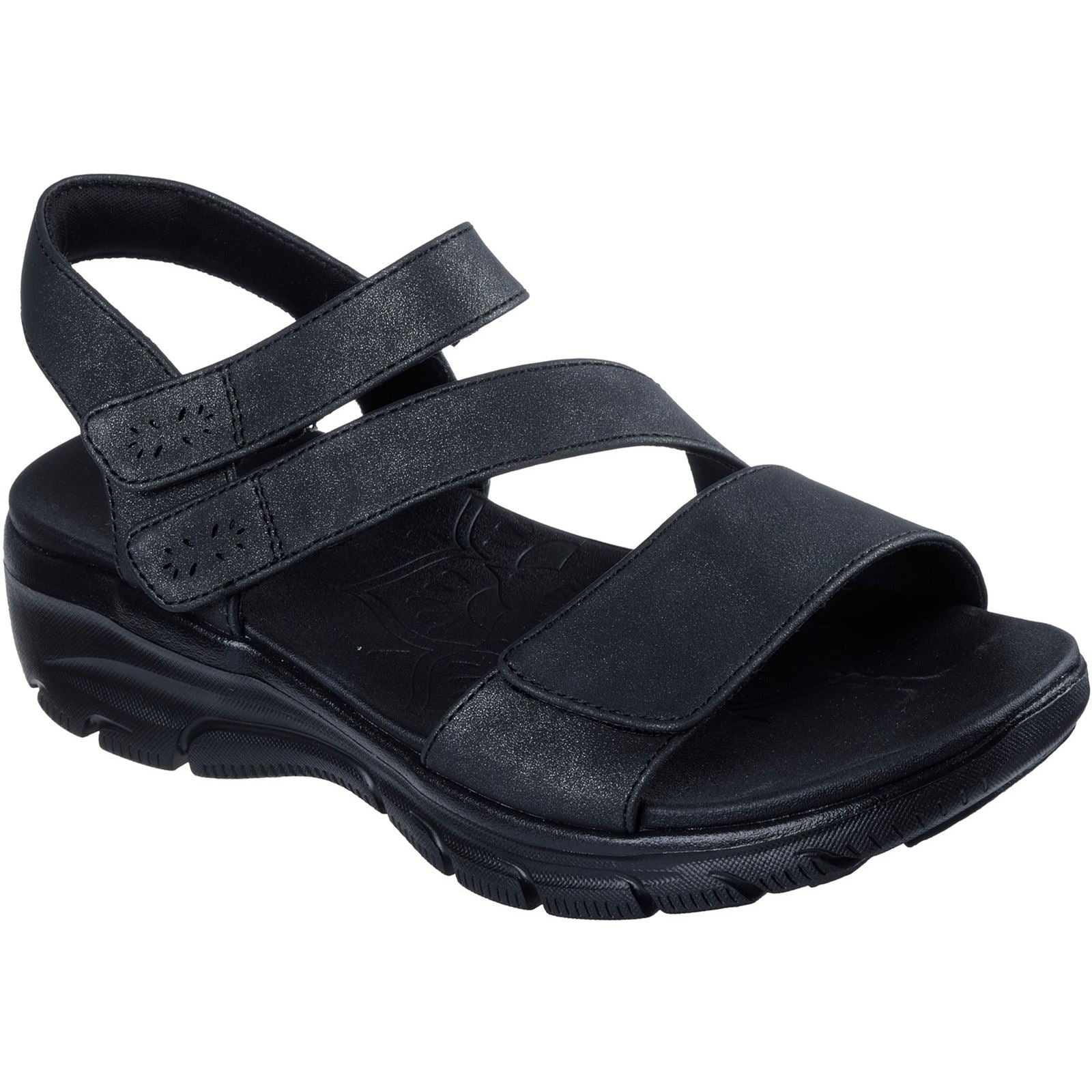 Skechers Easy Going Sandales Noires Pour Femmes