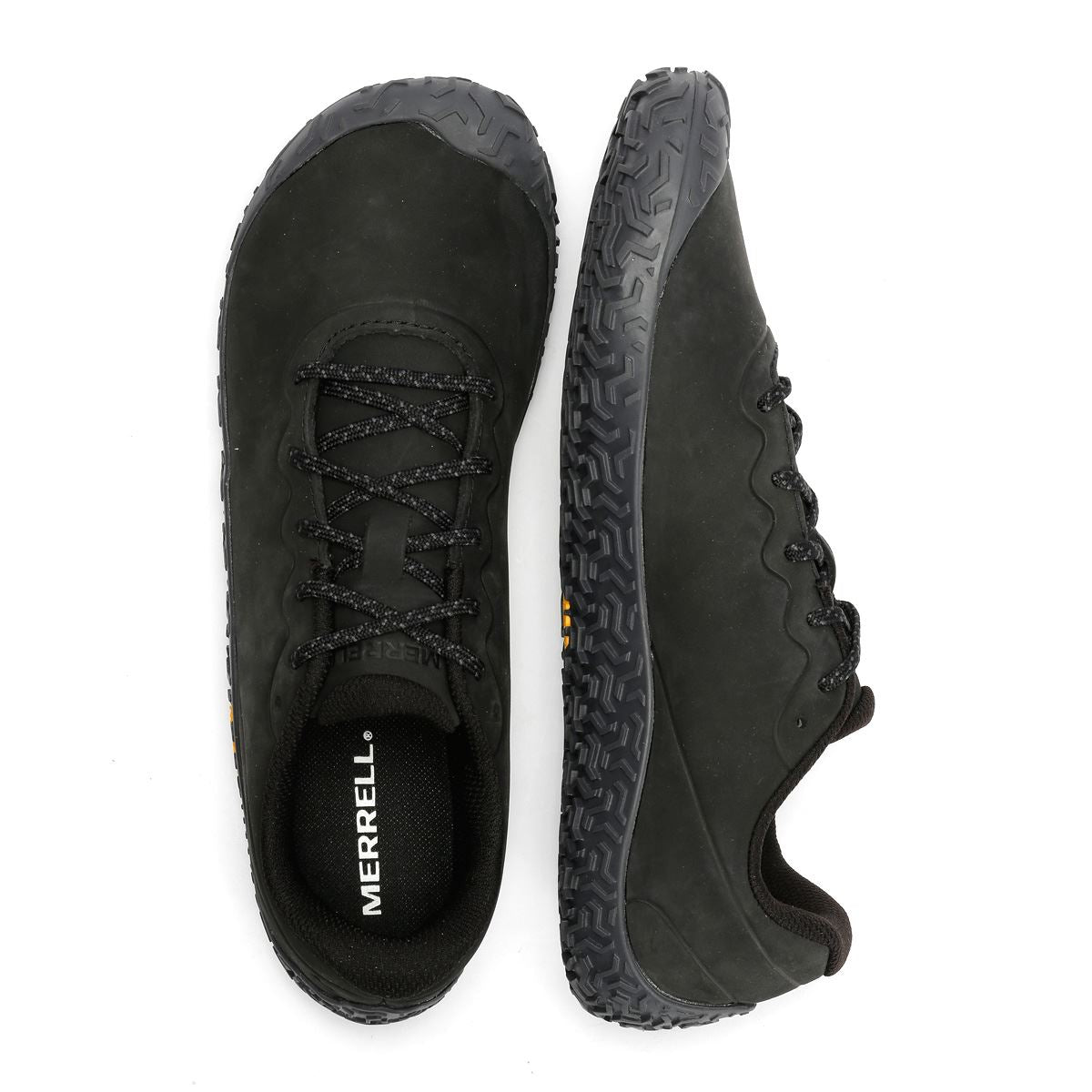 Merrell Vapour Glove 6 Baskets En Cuir Noir Pour Hommes