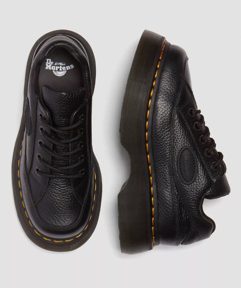 Dr. Martens Buzz 5I Chaussures Noires Pour Femmes En Cuir