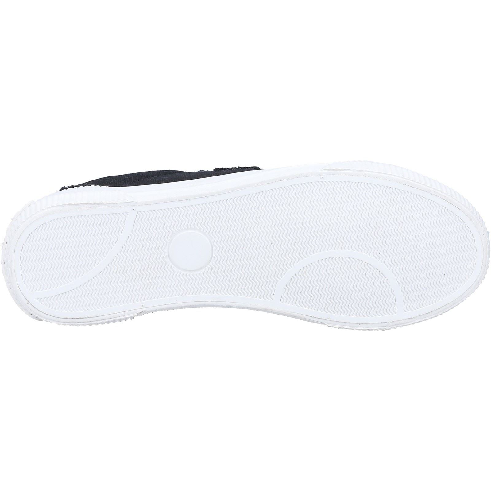 Rocket Dog Cheery 12A Canvas Baskets De Sport En Coton Pour Femme, Noires