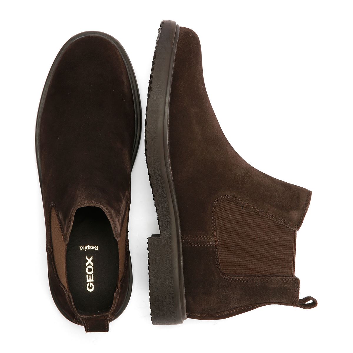 Geox Massimiano B Bottes Brunes Pour Hommes En Suède