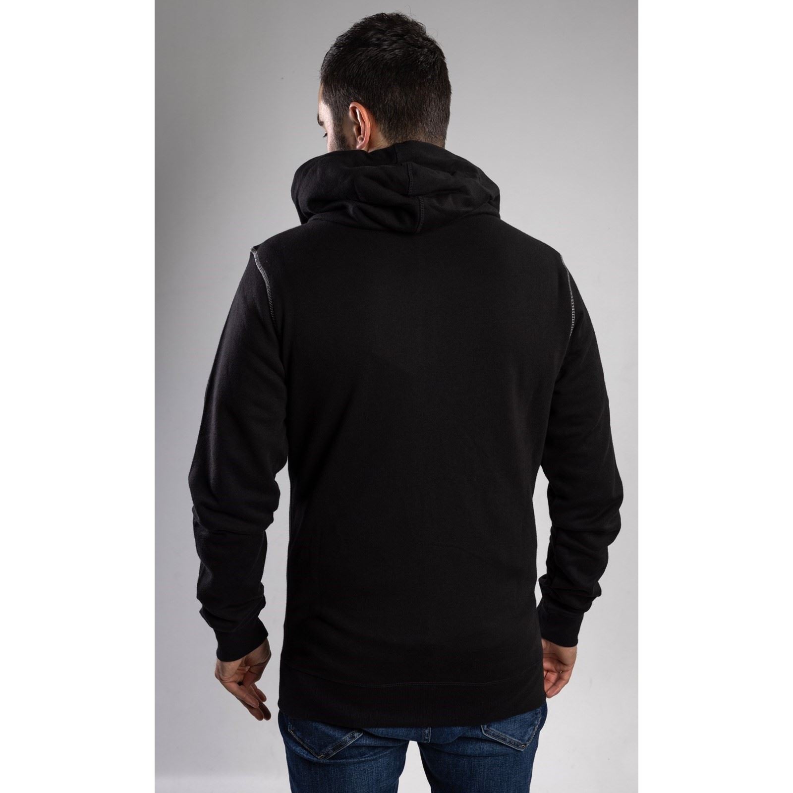 Helly Hansen Workwear Oxford Zip Sweatshirt À Capuche Noir En Coton Pour Homme