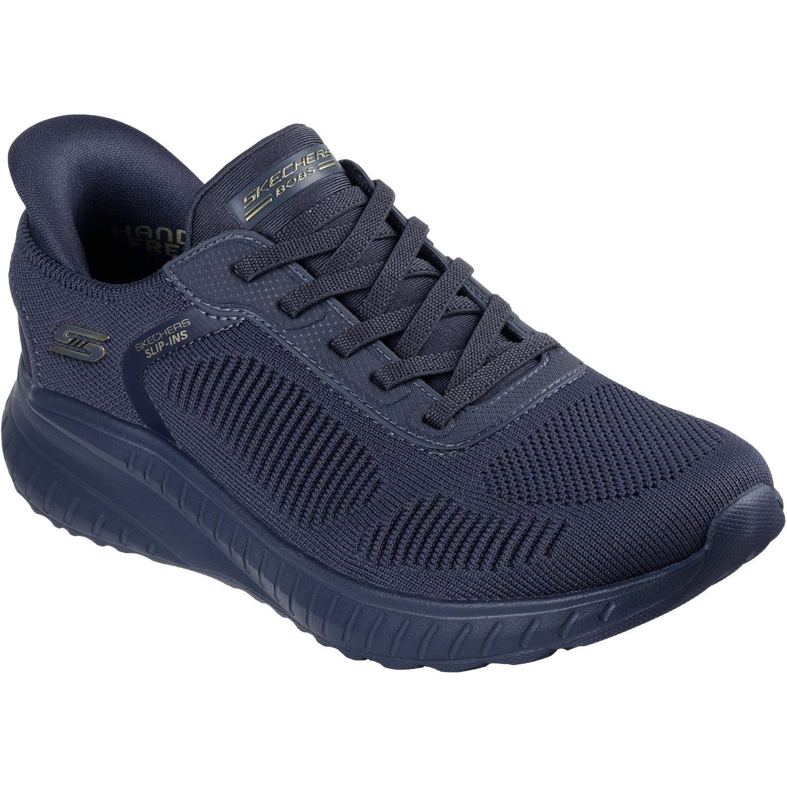 Skechers BOBS Sport Squad Chaos Sneakers Femme En Polyester Bleu Marine Foncé