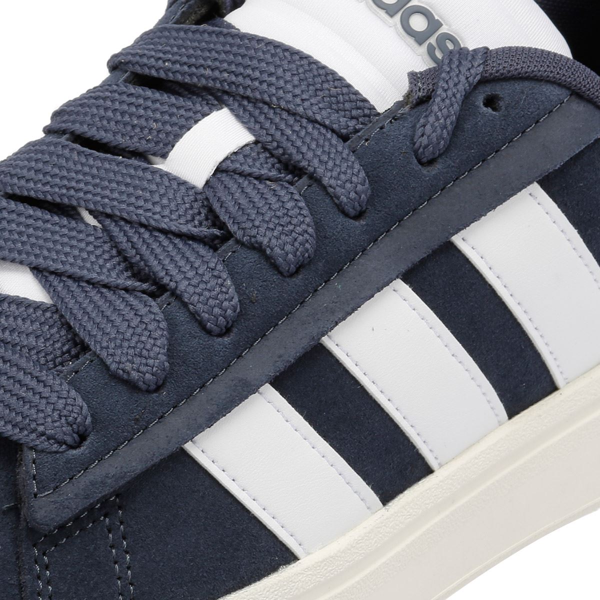 Adidas Grand Court Alpha 00s Baskets Bleu Marine Ombre / Blanc Nuage Pour Hommes