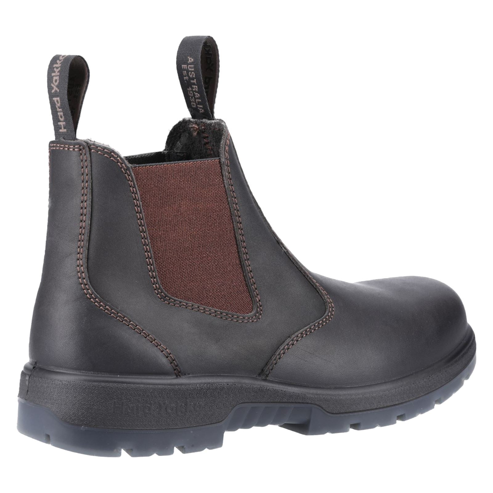 Hard Yakka  Bottes De Sécurité En Cuir Marron Outback