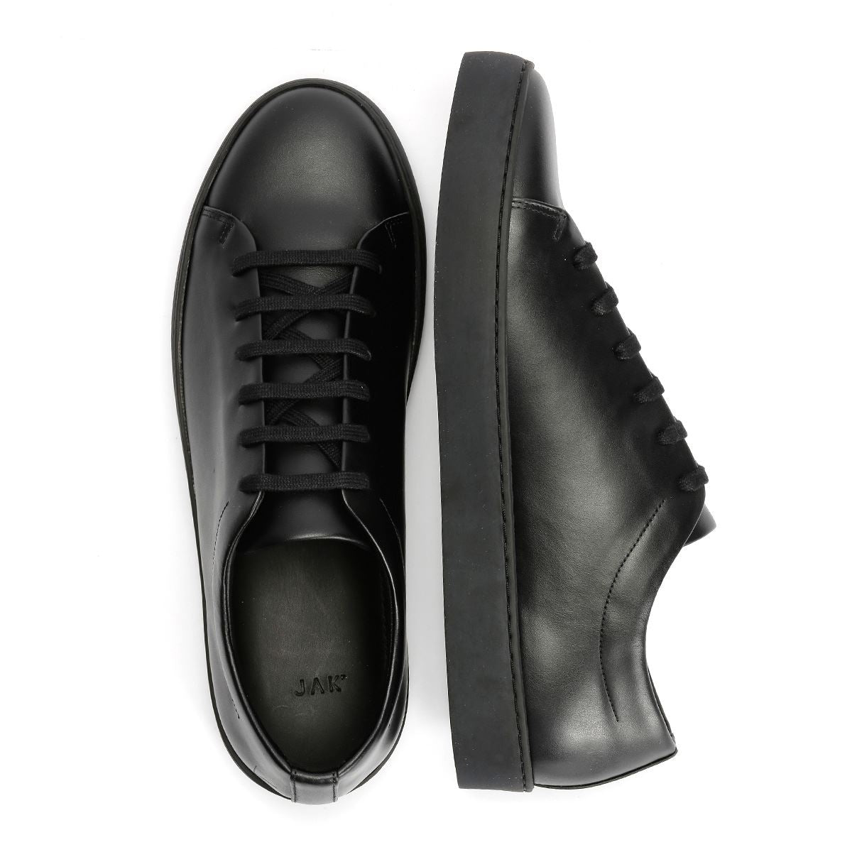 JAK Royal Baskets Noires En Cuir Pour Hommes