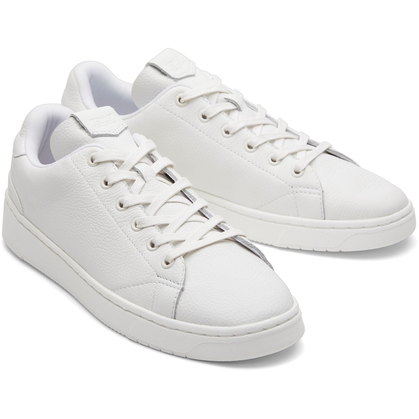 TOMS TRVL LITE 2.0 Low Baskets Blanches En Cuir Pour Hommes