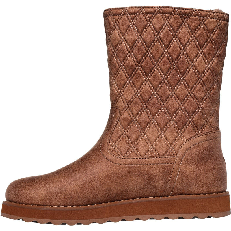 Skechers Keepsakes 2.0 Morning Walks Bottes En Textile Pour Femmes, Couleur Châtaigne