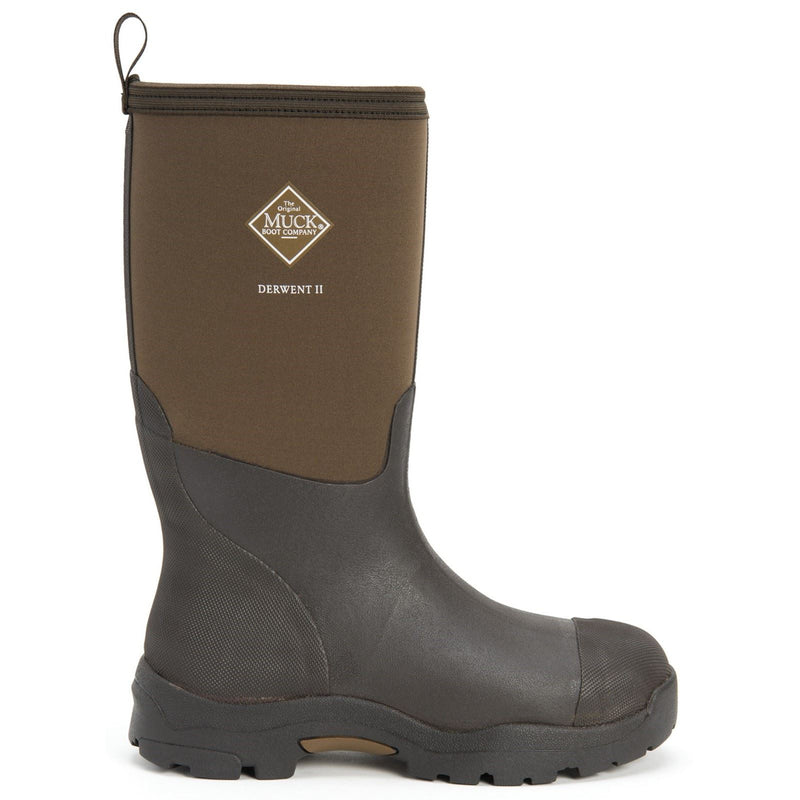 Muck Boots MB Derwent II Bottes En Caoutchouc Noires/Bark Wellington