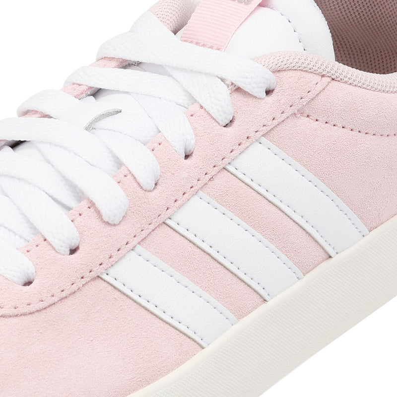 Adidas VL Court 3.0 Baskets Roses En Cuir Pour Femmes