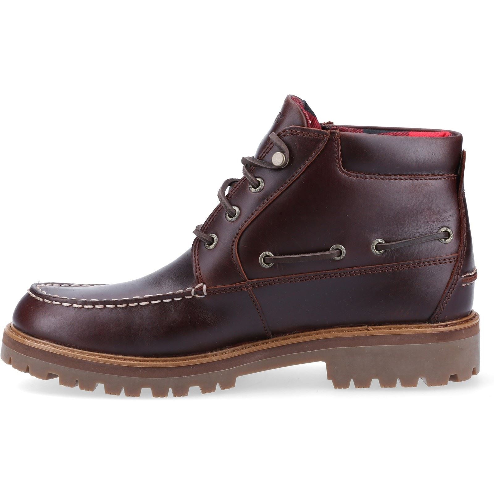 Sperry Authentic Original Lug Chukka Bottes Pour Homme En Cuir Amaretto