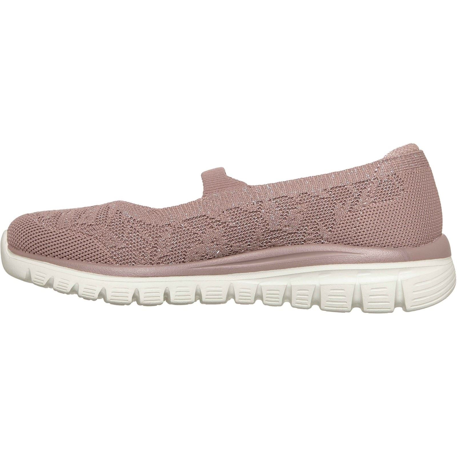Skechers Graceful Chaussures Mauves En Polyester Pour Femmes