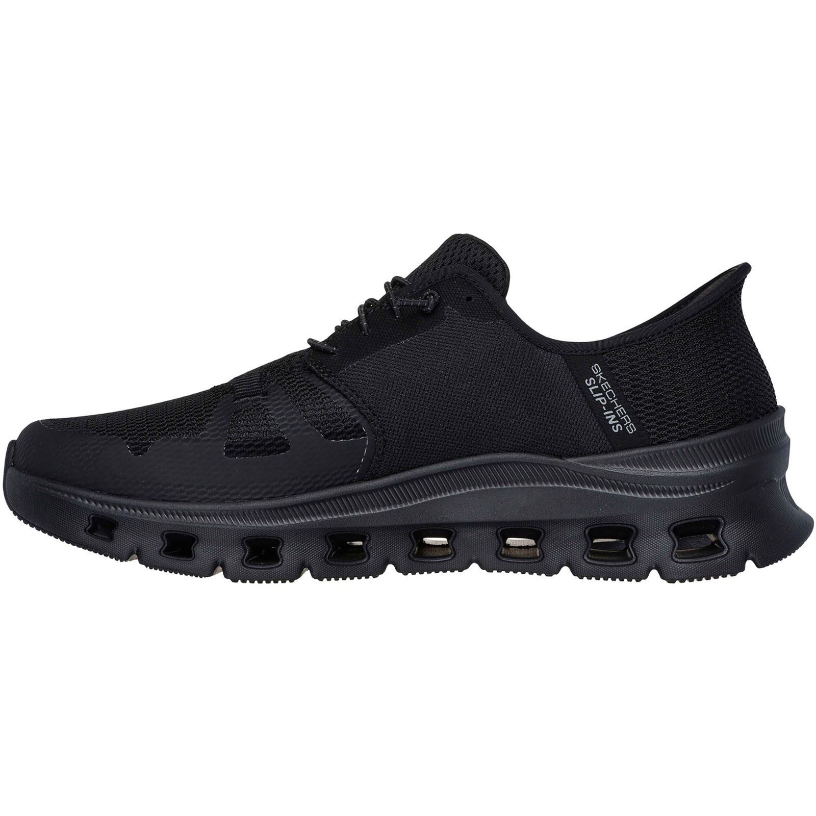 Skechers Glide-Step Pro Baskets Noires En Textile Pour Hommes