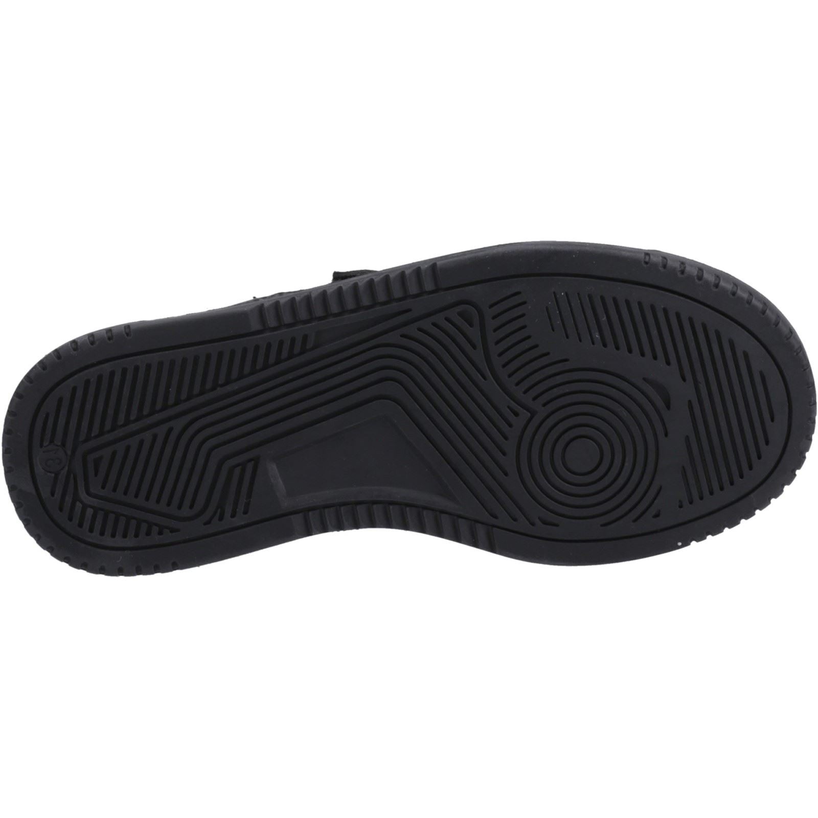 Hush Puppies Daxton Baskets Noires En Cuir Pour Garçons