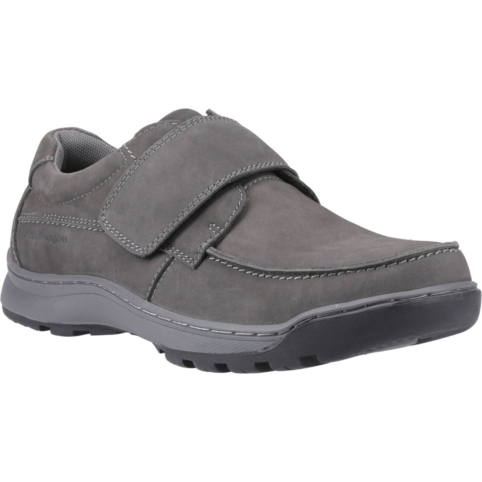 Hush Puppies Casper Chaussures Loafers En Nubuck Gris Pour Hommes